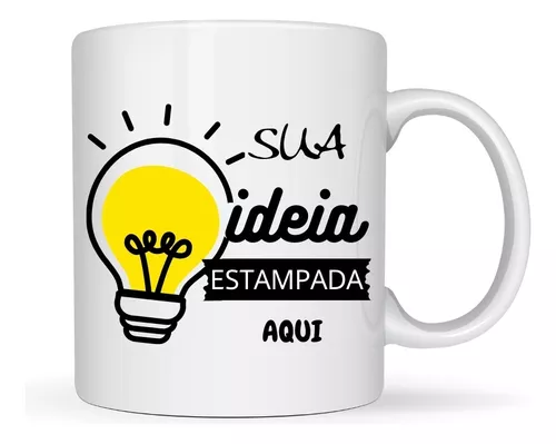 CANECA DE PORCELANA BRANCA