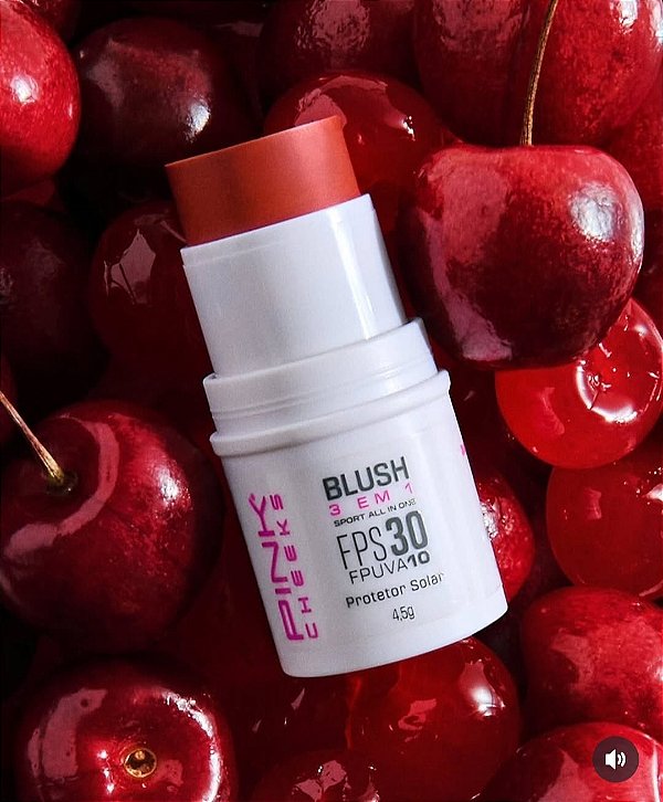 Blush Pink Cheeks- 3 em 1 - Red cherry