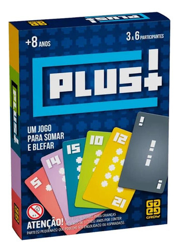 Jogo Plus - Um Jogo Para Somar E Blefar - Grow