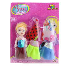 Boneca Little Amy Style 4 Vestidos