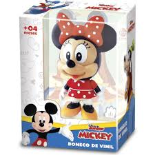 Boneco Vinil Minnie 12cm Disney