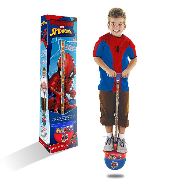 Brinquedo Pula Pula Jump Ball Homem Aranha