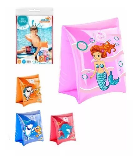 Boia de Braço Art Summer Infantil Para Piscina Cores