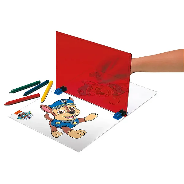 Kit de Desenho Espelho Mágico  - patrulha canina