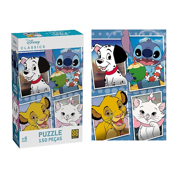 Quebra Cabeça Disney Classics Puzzle 150 Peças