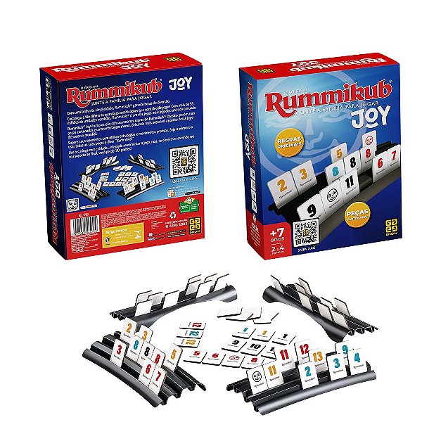 Jogo Rummikub Joy Junte a Família e os Amigos Para Diversão