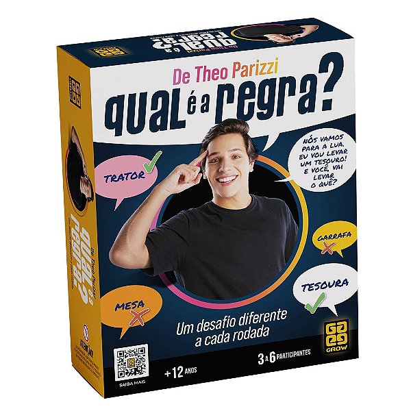 Jogo de Tabuleiro Qual é a Regra? Desafie seus Amigos e Família