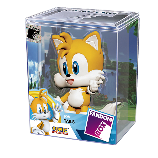 Boneco Fandom Box Turma Do Sonic Tails Original