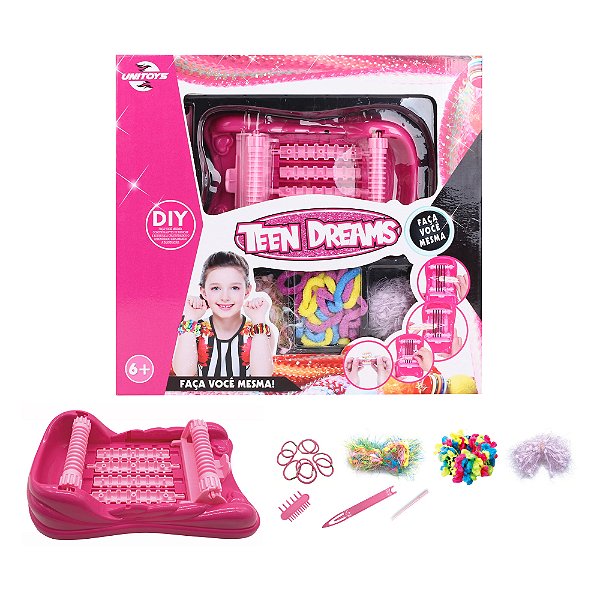 Brinquedo Maquina de Pulseiras Teen Dreams Meninas - Crie e Divirta-se!