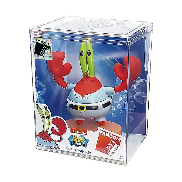 Boneco Vinil Senhor Serigueijo Bob Esponja Fandom Box Colecionável