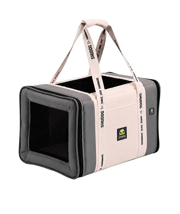Bolsa de Transporte ShuDog para Cães e Gatos - Grafite Cru