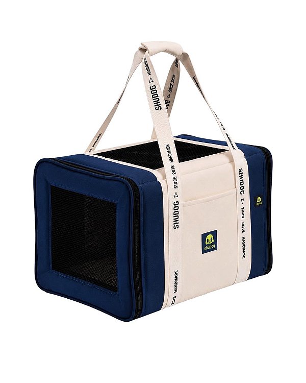 Bolsa de Transporte ShuDog para Cães e Gatos - Marinho Cru