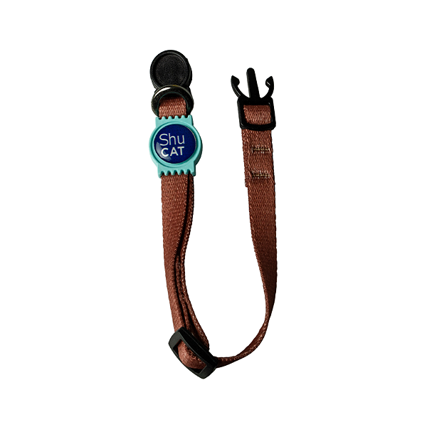 Coleira  para Gatos Shucat - Impulso Marrom