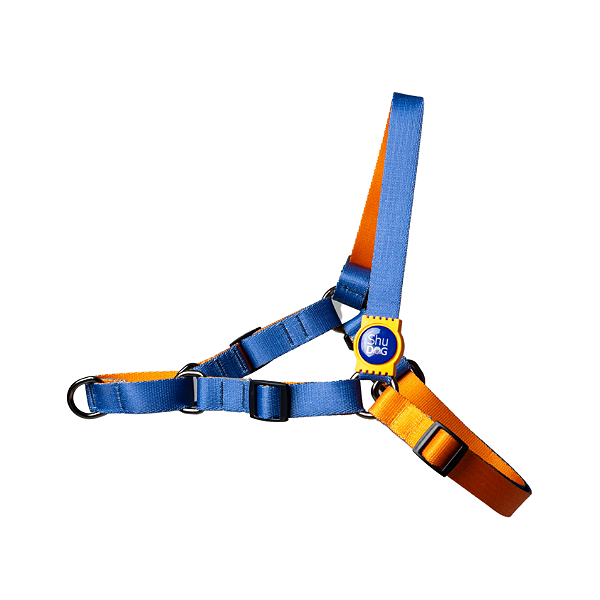 Peitoral Antipuxão para Cachorros  - Hype Azul