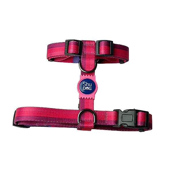 Peitoral H para Cachorros Shudog - Aloha Rosa