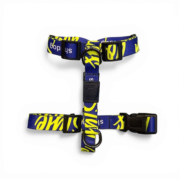 Peitoral H para Cachorros Shudog - Style Azul