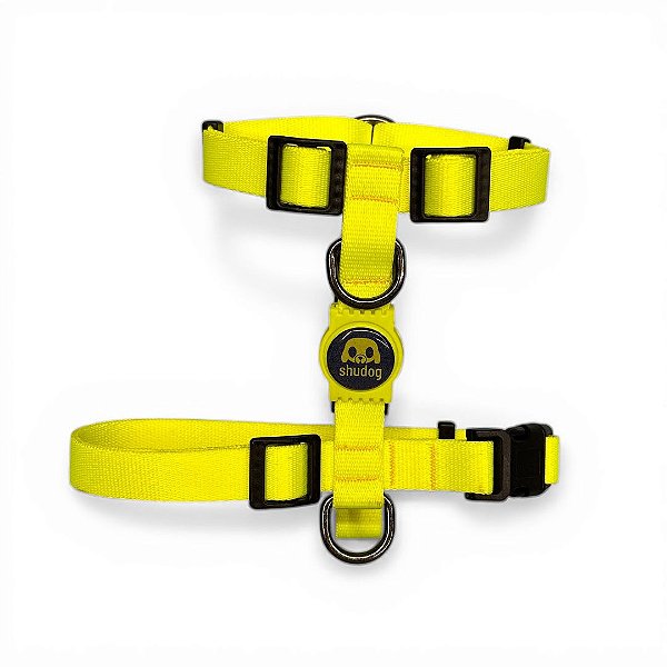Peitoral H para cachorros Shudog - Impulso Amarelo Neon