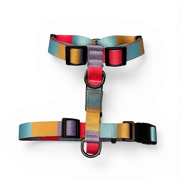 Peitoral H para cachorros Shudog - City Rosa Neon