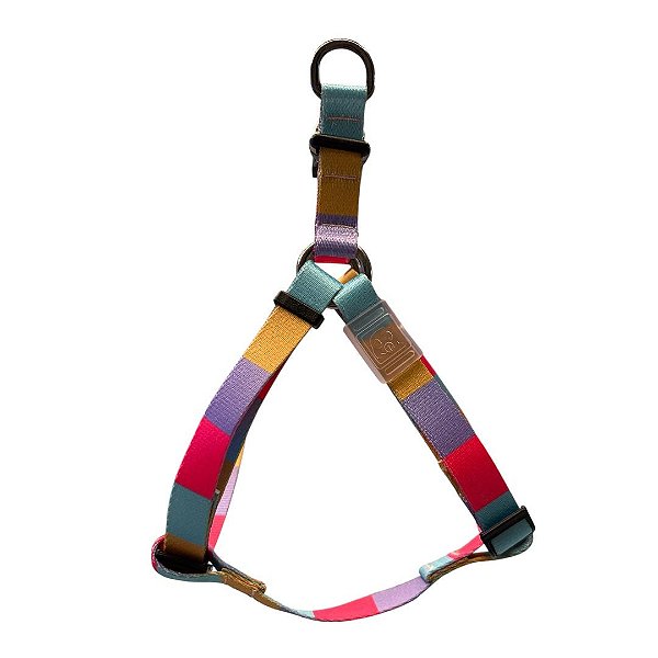 Peitoral Americano para cachorros - City Rosa Neon