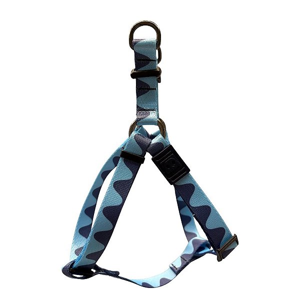Peitoral Americano para cachorros - Square Azul Marinho