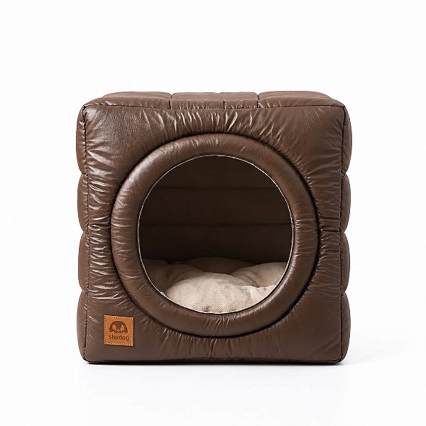 Toca, Cama e Sofá Natu Marron ShuDog 3 em 1, para Cães e Gatos
