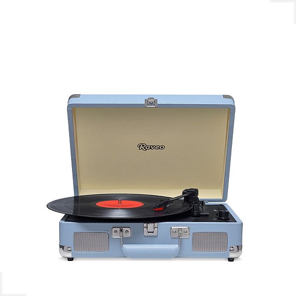Vitrola Toca Discos Retrô Raveo Sonetto Ocean Usb Bluetooth