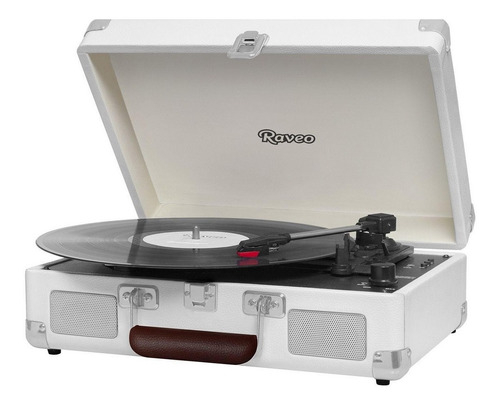 Vitrola Maleta Raveo Toca Discos De Vinil Bluetooth Sand