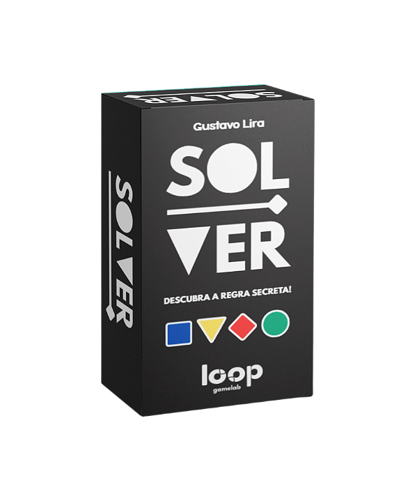 Solver | Jogo de Cartas de Dedução e Lógica | Party Game 2-6 Jogadores | Loop Gamelab