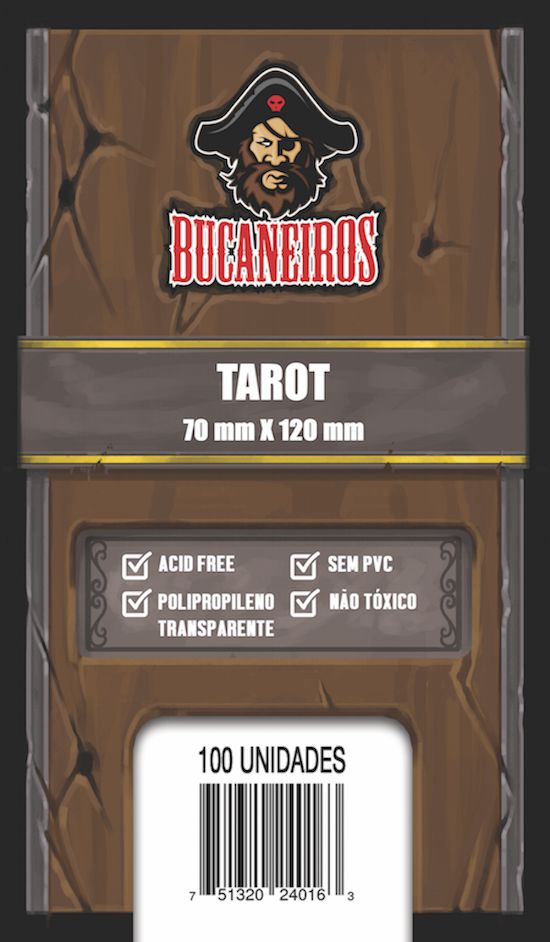 Sleeve Bucaneiros - Tarot  (70 x 120)