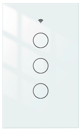 INTERRUPTOR DE LUZ 3 BOTOES WIFI BRANCO- VDS ILBW-3B