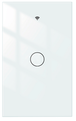 INTERRUPTOR DE LUZ 1 BOTAO WIFI BRANCO - VDS ILBW-1B
