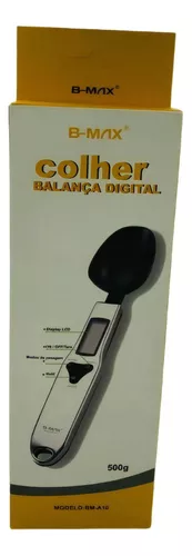 BALANCA DE COLHER DIGITAL COM LED DISPLAY LCD BMAX BM-A10