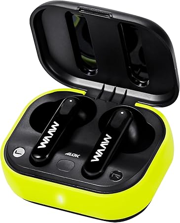 WAAW by ALOK Fone de Ouvido MOB 500 ANC Bluetooth, com Modo Gamer e Resistente a Respingos D'Água, Até 36h de Autonomia