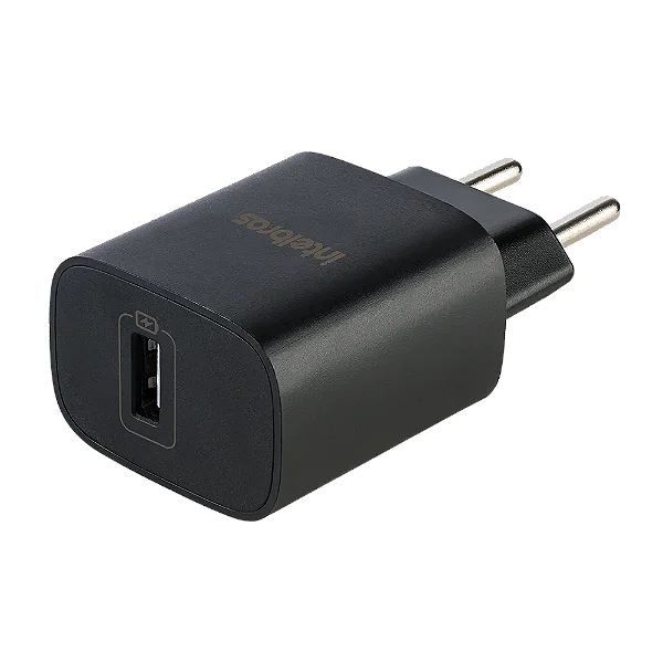 CONVERSOR AC/DC FONTE USB PRETO EC 1 FA