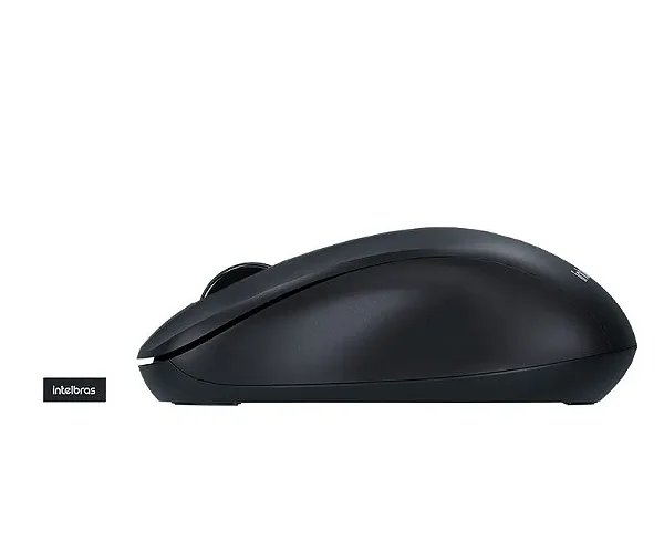 MOUSE INTELBRAS MS155 SEM FIO PRETO BL