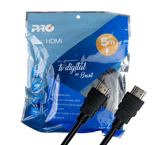 CABO HDMI 4K ULTRAHD 3D 5M PROQUALIT