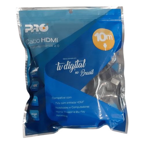 CABO HDMI 4K ULTRAHD 3D 10M PROQUALIT