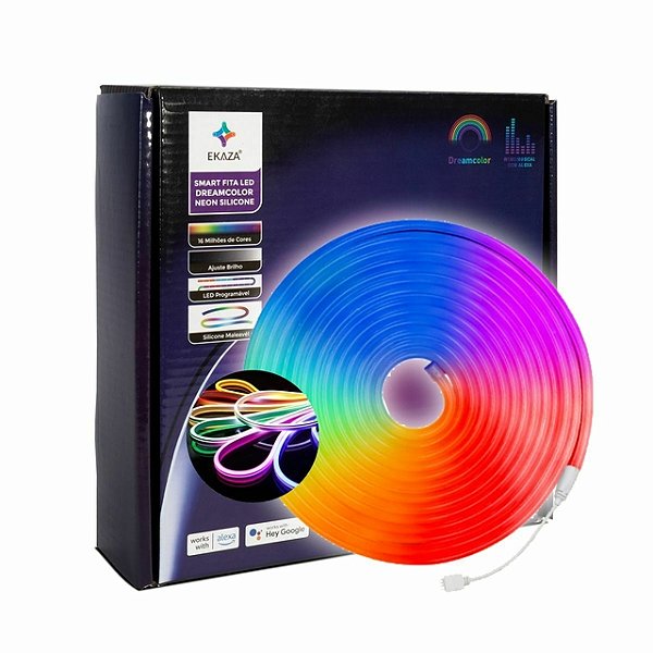 EKAZA SMART FITA LED DREAM COLOR NEON RGB-IC SILICONE 5M EKGC-T3336