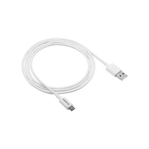 CABO USB MICRO B 1.2M PVC BRANCO EUAB12P