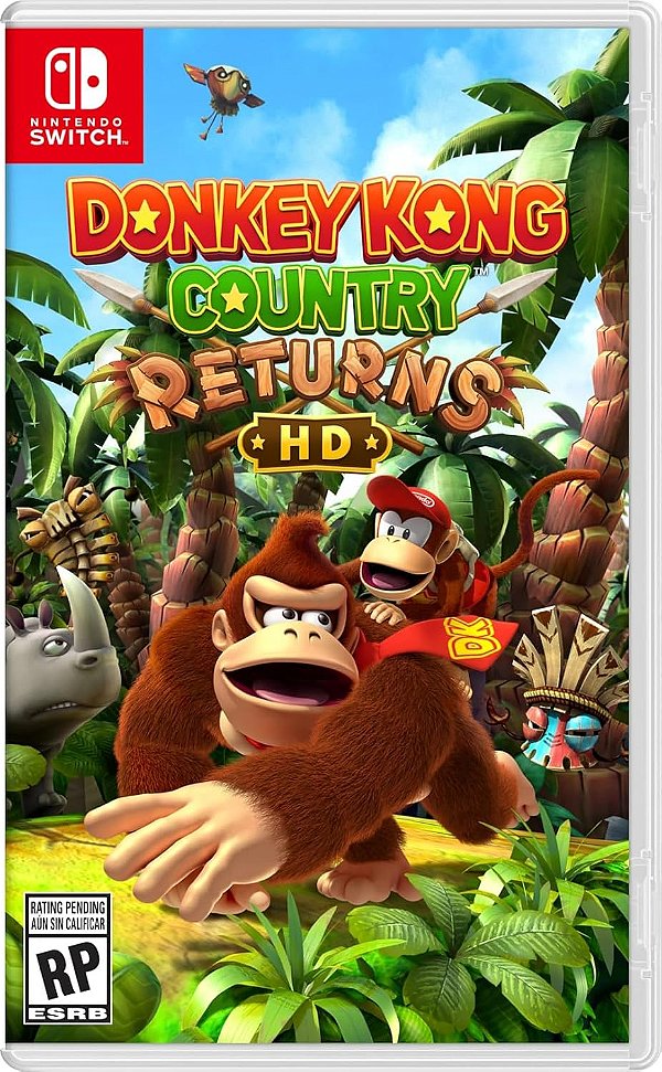 Donkey Kong Country Returns HD Switch Midia Fisica