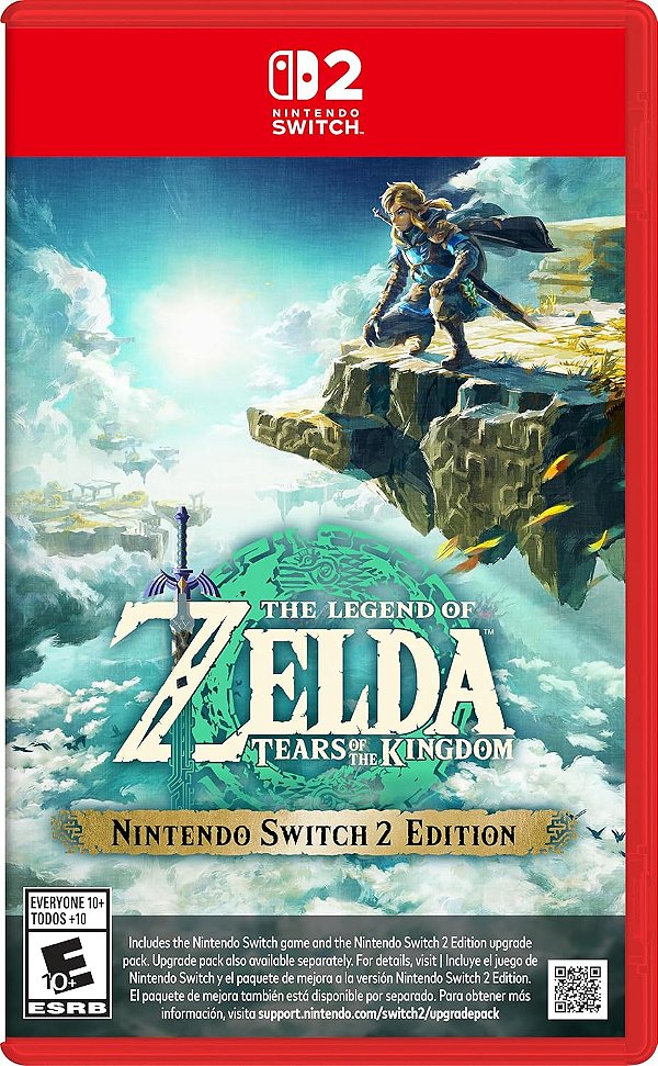 The Legend of Zelda Tears of the Kingdom Switch 2 Midia Fisica