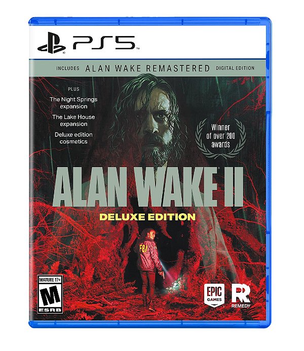 Alan Wake 2 Deluxe Edition PS5 Midia Fisica