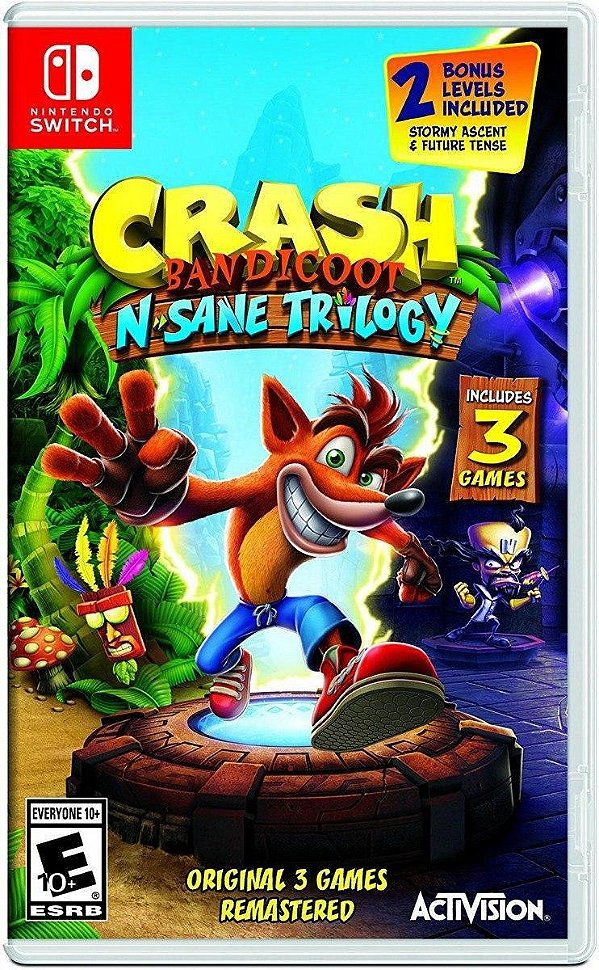 Crash Bandicoot N Sane Trilogy Switch Midia Fisica