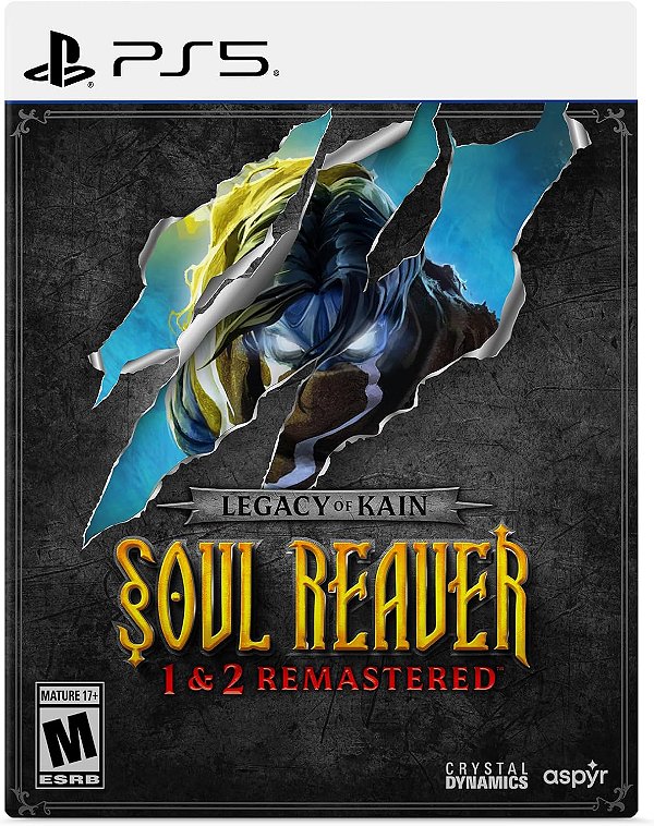 Legacy Of Kain Soul Reaver 1 and 2 Remastered Deluxe Edition PS5 Midia Fisica