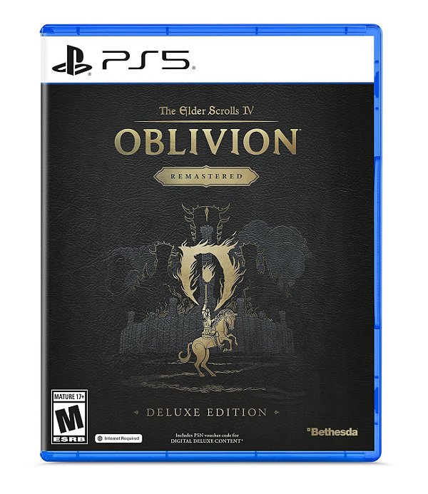 The Elder Scrolls IV Oblivion Remastered Deluxe Edition PS5 Midia Fisica