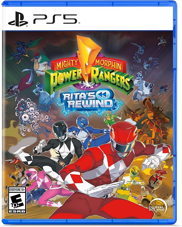 Mighty Morphin Power Rangers Ritas Rewind PS5 Midia Fisica
