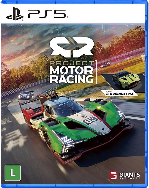 Project Motor Racing PS5 BR Midia Fisica