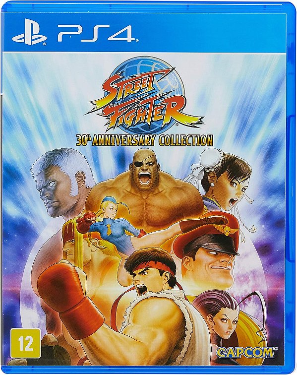 Street Fighter 30TH Anniversary Collection PS4 BR Midia Fisica
