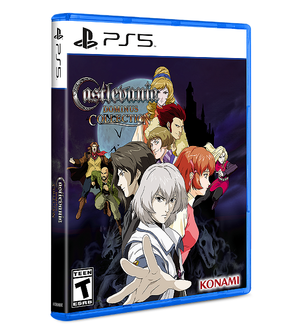 Castlevania Dominus Collection Capa Dawn of Sorrow PS5 Limited Run Midia Fisica