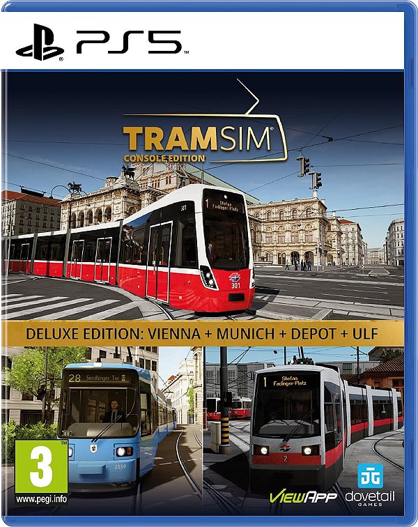 TramSim Deluxe Console Edition PS5 Midia Fisica